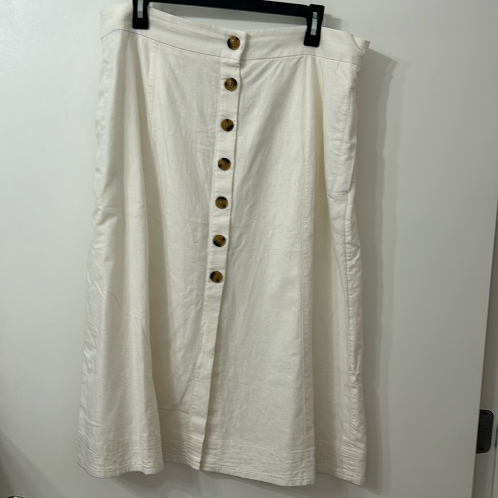 Universal Thread Linen Blend Skirt